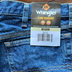 Wrangler FR jeans, 34x32, NWT